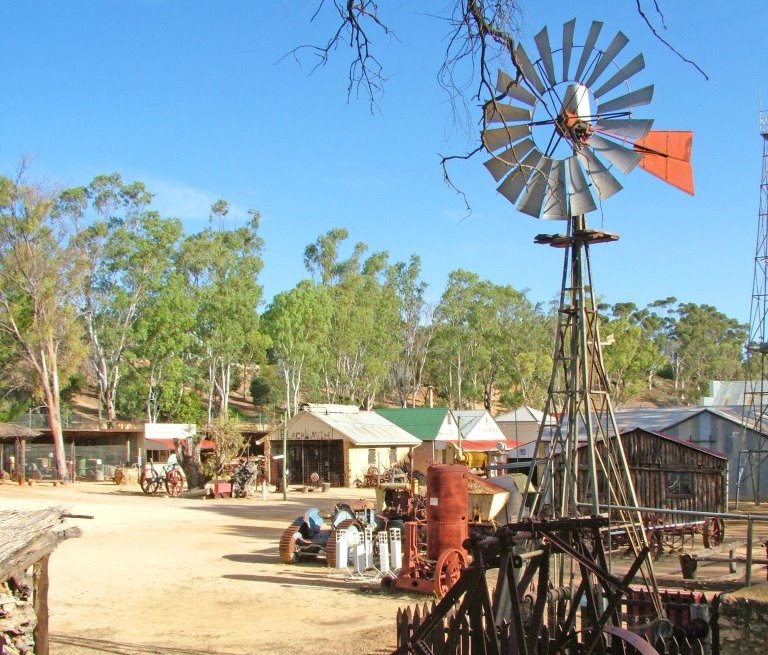 Windmill, tank and trough