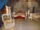 Inside the Nissen Hut on display at The Village - Historic Loxton