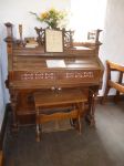 The organ on display at the Pioneer Memorial Church at The Loxton Historical Village