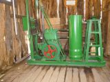 Shearing equipment on display in the shearing shed at The Village - Historic Loxton